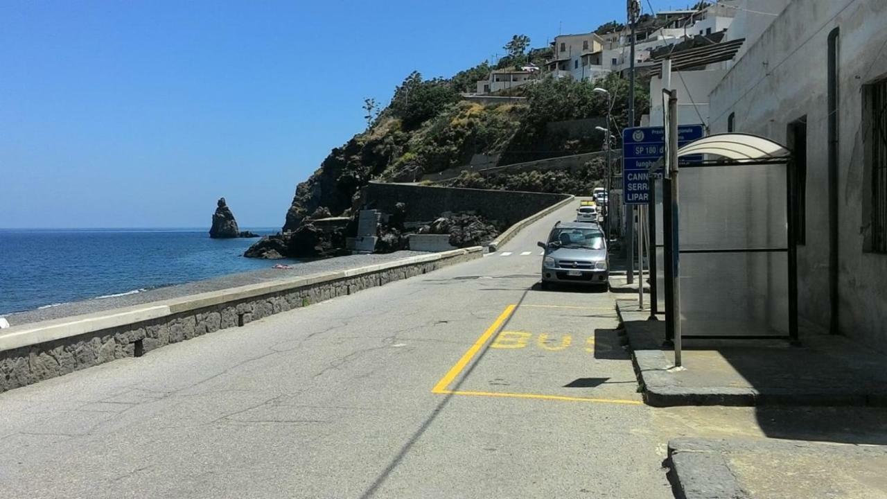 Nerossidiana Sul Mare Di Lipari Lägenhet Exteriör bild